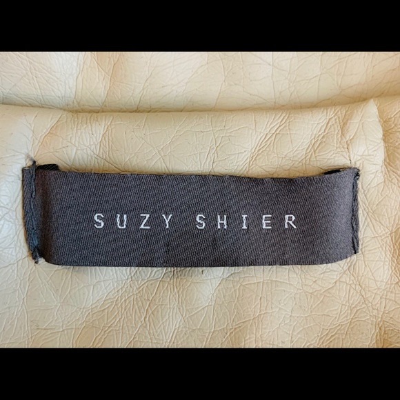 SUZY SHIER 🤩 LEATHER JACKET XS-S ZIPPER CUTE - Picture 2 of 8